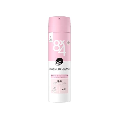 8x4 Velvet Blossom Deospray Deodorant Mit Floral Fruchtigem
