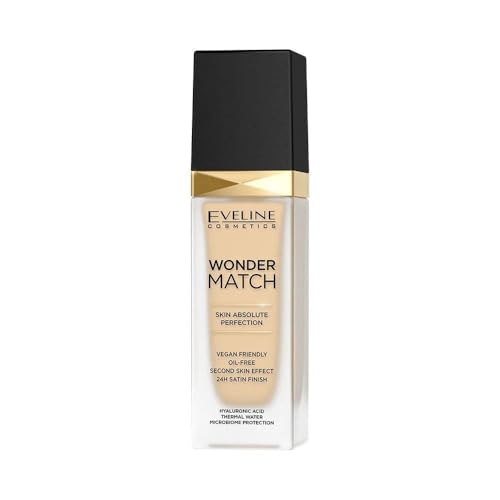 Eveline Cosmetics Wonder Match Foundation Perfekte Deckkraft Pflegendes