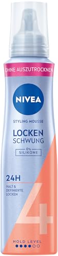 Nivea Locken Schwung Schaumfestiger Pflegender Haarschaum Mit Hitzeschutz
