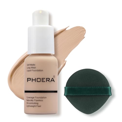 Phoera Foundation Full Coverage Foundation Concealer Foundation Full