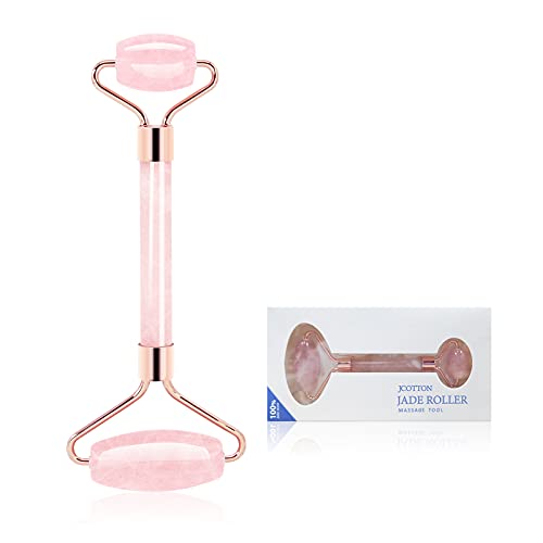 Jcotton Rosenquarz Roller F R Gesichtsmassage Entspannender Jade