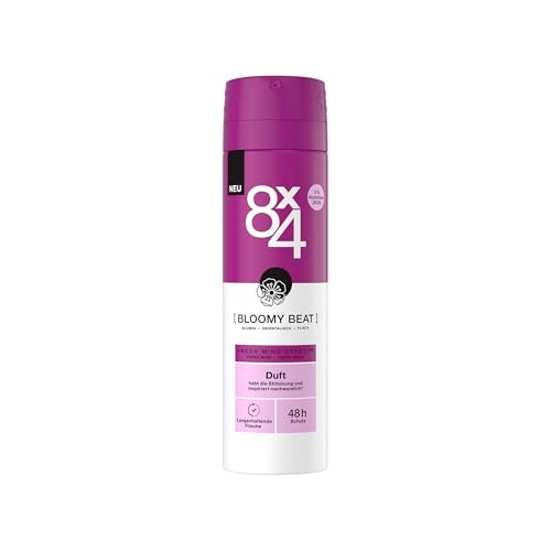 8x4 Bloomy Beat Deospray Deodorant Mit Blumig Orientalischem