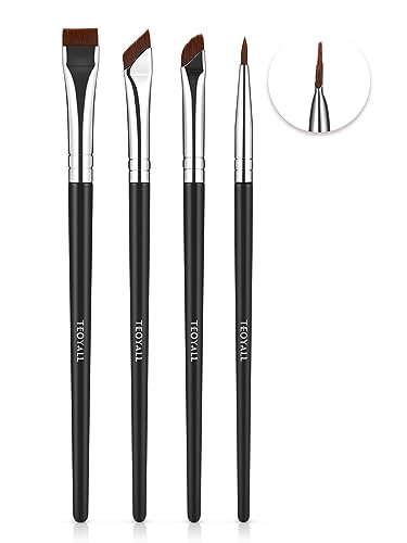 Teoyall Eyeliner Pinsel Set 4 Pcs Ultra D