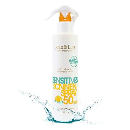 Jean Len Sensitiv Sonnenspray 50 Lsf Wasserfest F