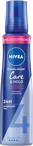 Nivea Care Hold Schaumfestiger Pflegender Haarschaum Mit Hitzeschutz