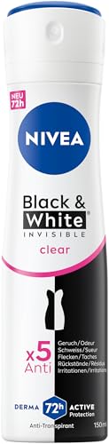 Nivea Black White Invisible Clear Deo Spray Anti