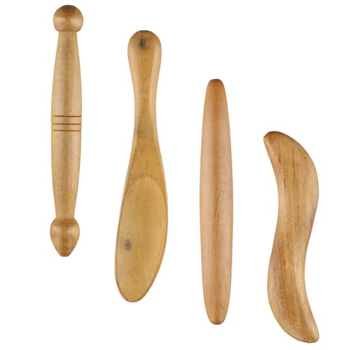 4 St Ck Massagestab Holz Triggerpunkt Dr Cker
