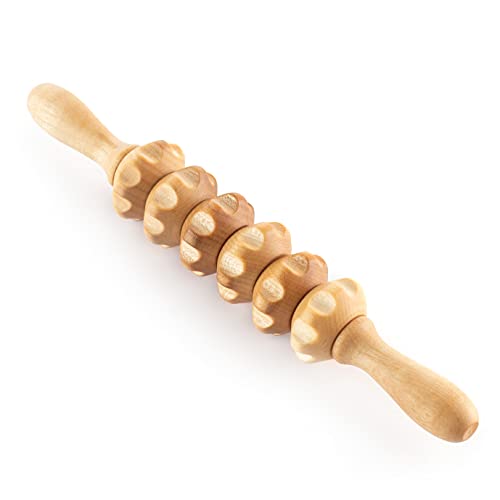 Ribnican Anti Aging Gesichtsmassageroller Aus Holz 22 1