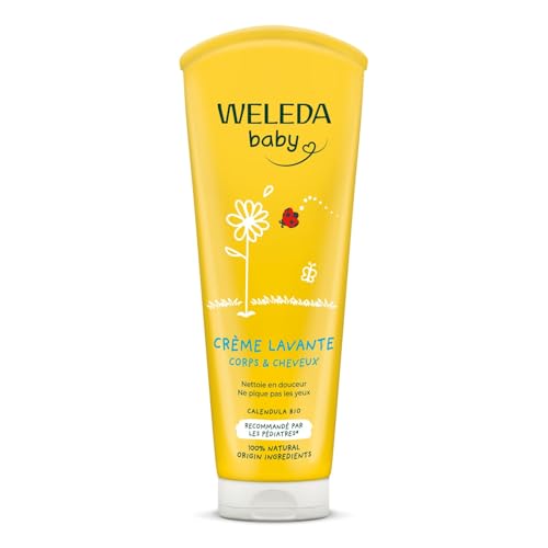 Weleda Bio Calendula Baby Waschlotion Shampoo Veganes Naturkosmetik
