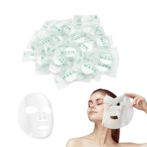 Khdulq 100 St Cke Compress Gesichtsmaske Papier Face