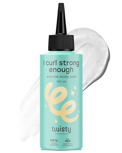 Twisty I Curl Strong Enough Enzympeeling Kopfhaut Mit