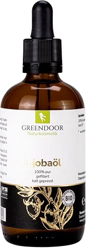 Greendoor Reines Bio Jojoba L Mit Pipette 100ml