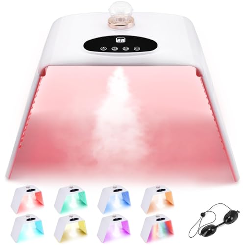 Yokilly Led Maske Gesicht Lichttherapie Faltbares Spray Lichttherapie