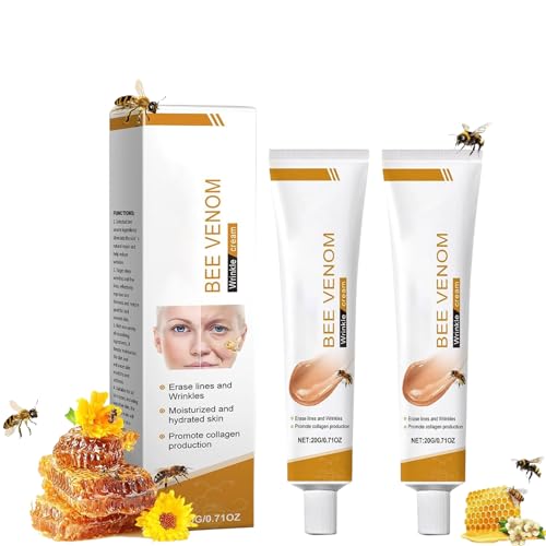 2 St Ck Bienengift Anti Falten Creme Feuchtigkeitsspendende