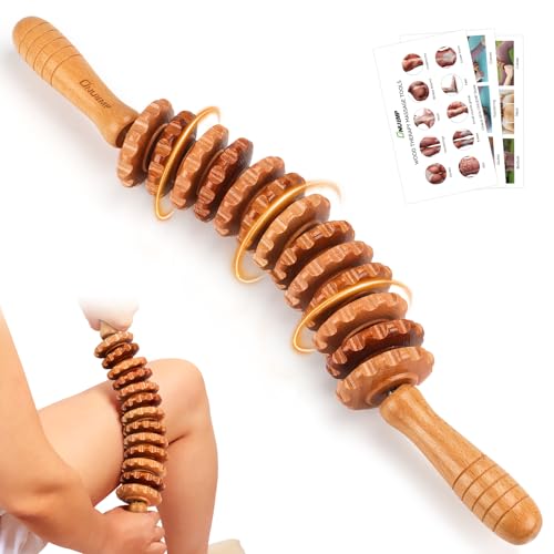 Neues Design Faszienrolle Holz Massageger T Faszienstab Roller