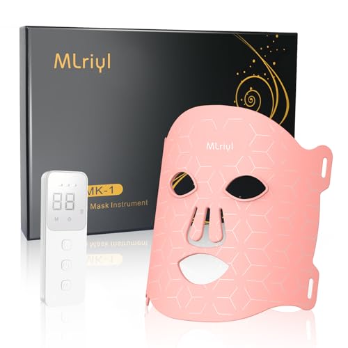 Mlriyl Led Maske Gesicht Rotlicht Maske Gesicht Mit