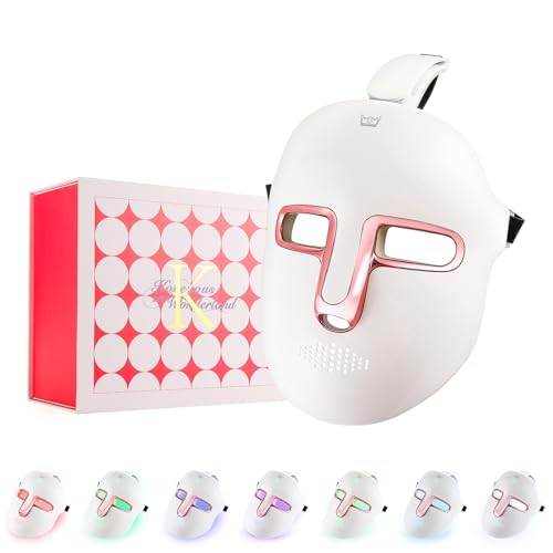 Led Gesichtsmaske Lichttherapie Maske 7 Farben Lichtmaske Mit