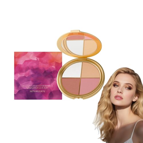 4 In 1 Highlighting Augen Und Wangenpalette Reise