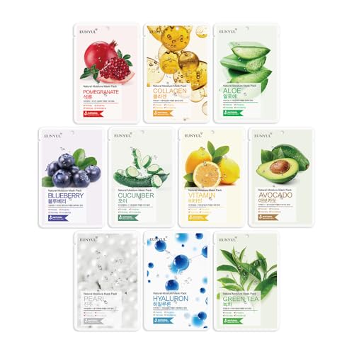 Paket Von 10 Eunyul Natural Moisture Gesichtstuchmasken 10