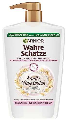 Garnier Wahre Sch Tze Beruhigendes Shampoo Sanfte Hafermilch