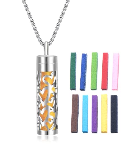 Edelstahl Aromatherapie Diffusor Halskette Mit Therischem L Und