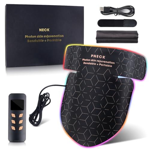 Led Halsmaske Lichttherapie Rotlicht Maske Hals Silikon Infrarot