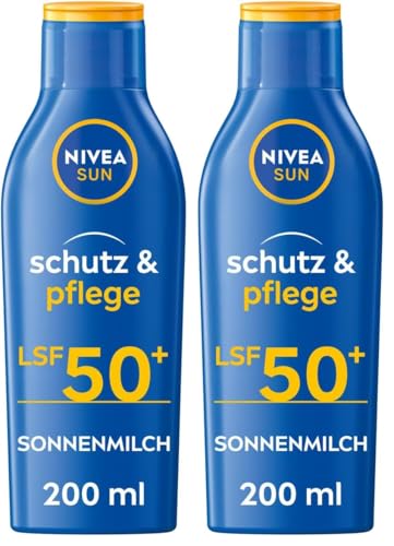 Nivea Sun Schutz Pflege Sonnenmilch Lsf 50 200