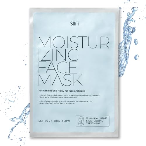 Siin Feuchtigkeitsspendende Gesichtsmaske 5er Pack Intensive Feuchtigkeit F
