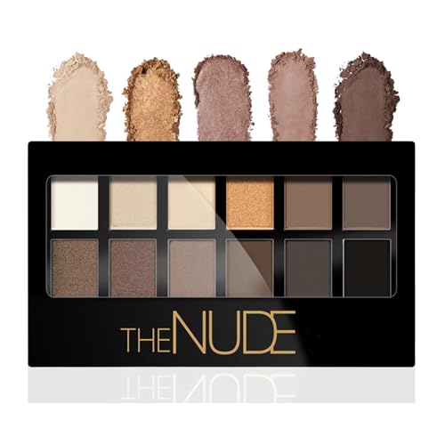 Nude Lidschatten Palette F R Frauen 12 Farben