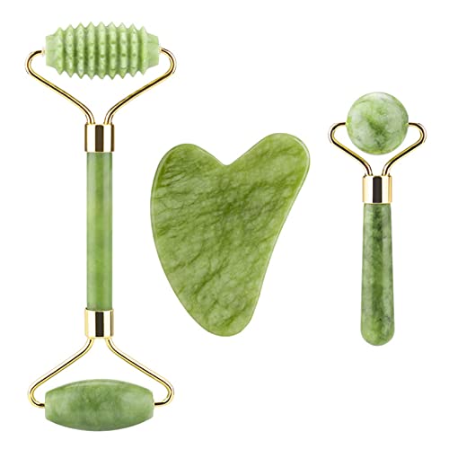 Ilamourcar Gua Sha Stein Gesichtsroller Geschenkset Nat Rlicher