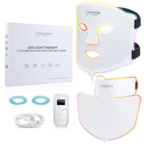 Nourished Bodynskin Led Lichttherapie Gesichts Halsmaske Gesichtspflegeger T