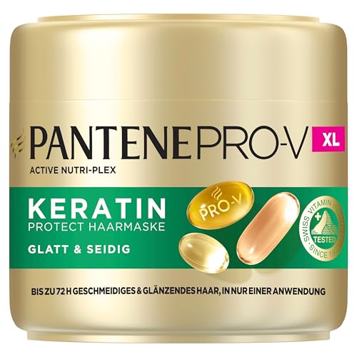 Pantene Pro V Glatt Seidig Keratin Protect Haarmaske