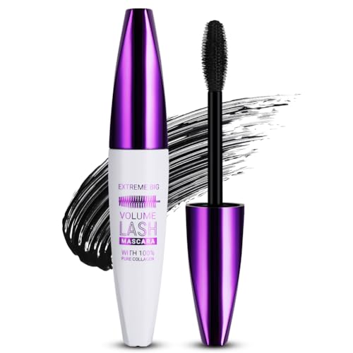 5d Silk Fiber Mascara Waterproof Schwarz Wimperntusche F