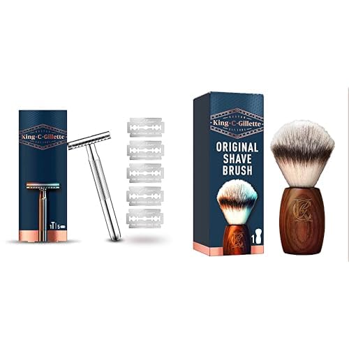 King C Gillette Rasierhobel Herren Rasierer 5 Rasierklingen