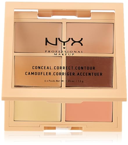 Nyx Concealer 3c Palette Conceal Correct Contour Light