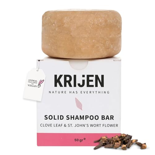 Krijen Vegan Festes Shampoo Mit Nelken L Johanniskraut