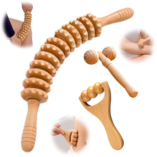 Gyhwoful 3 St Ck Faszienstab Holz Nacken Fu