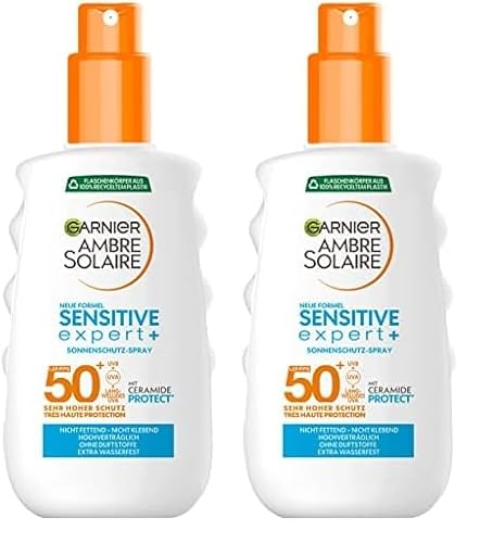 Garnier Sonnenschutz Spray Mit Lsf 50 Wasserfestes Und