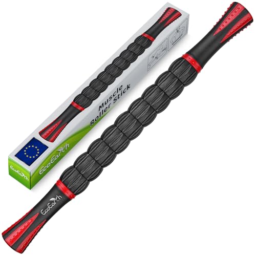 Ecoearth Muskelroller Stick 44 X 4 Cm Rot