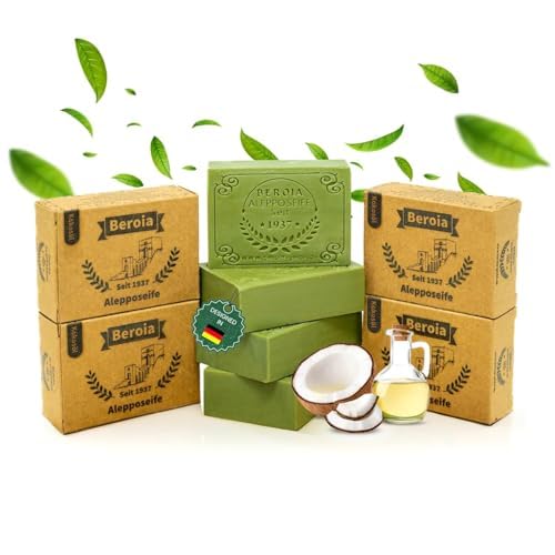 Beroia Originale Aleppo Seife 4x 125g Traditionell Handgemachte