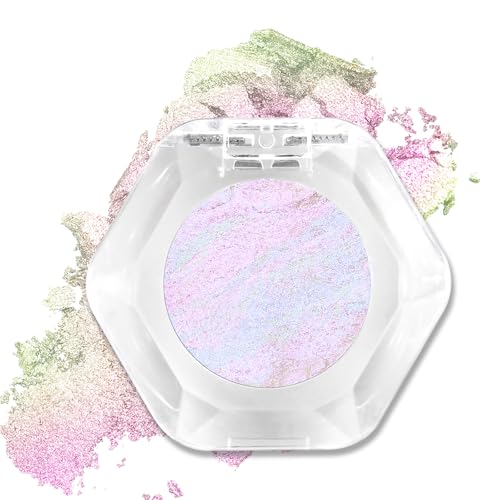 Erinde Glitzer Lidschatten Hochpigmentierter Single Shimmer Eyeshadow Feine