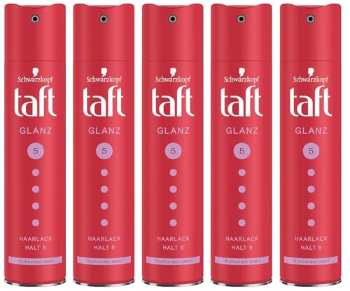 5x Schwarzkopf Taft Haarlack Glanz Haltegrad 5 Haarstyling