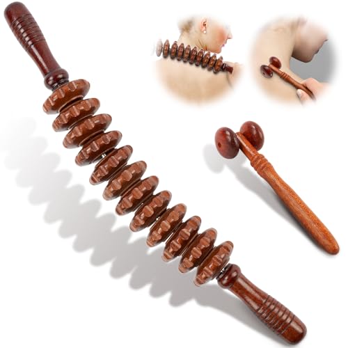 Acwoo Faszienrolle Holz Faszienstab Holz 2 St Ck