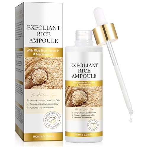 Exfoliating Rice Ampoule Mit Reiskleiewasser H Niacinamid Reisessenz