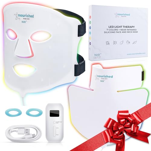 Nourished Bodynskin 7 Farben Led Gesichts Und Nackenmaske