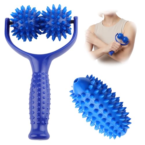 Massageroller Mit Griff Massageger T Faszienball Mit Noppen