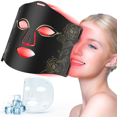 Led Gesichtsmaske Mit Rotlichttherapie Silikon Led Maske Gesicht