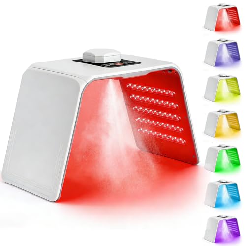 Led Gesichtsmaske Mit 7 Farben Spr Hnebel Rote