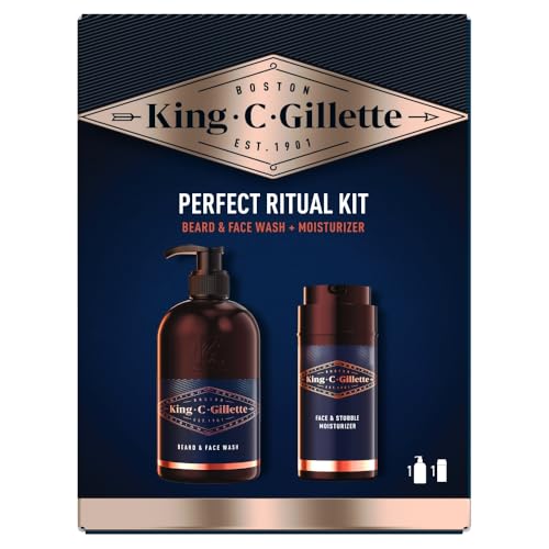 King C Gillette Komplettes Geschenkset F R Bartpflege
