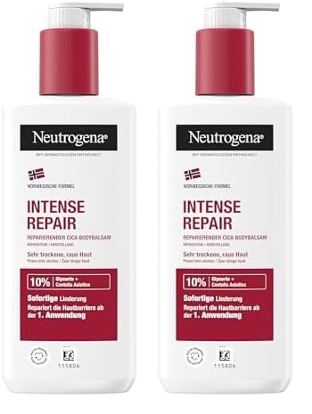 Neutrogena Intense Repair Reparierender Cica Bodybalsam Feuchtigkeitsspendende Bodylotion